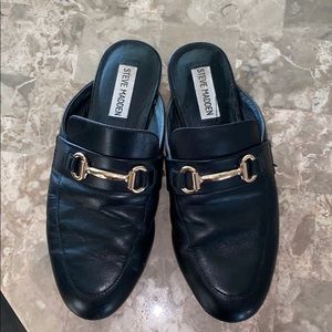 Black Steve Madden Mules